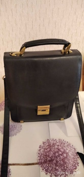 Мужская барсетка    с ремнем через плечо классическая BOLINNI