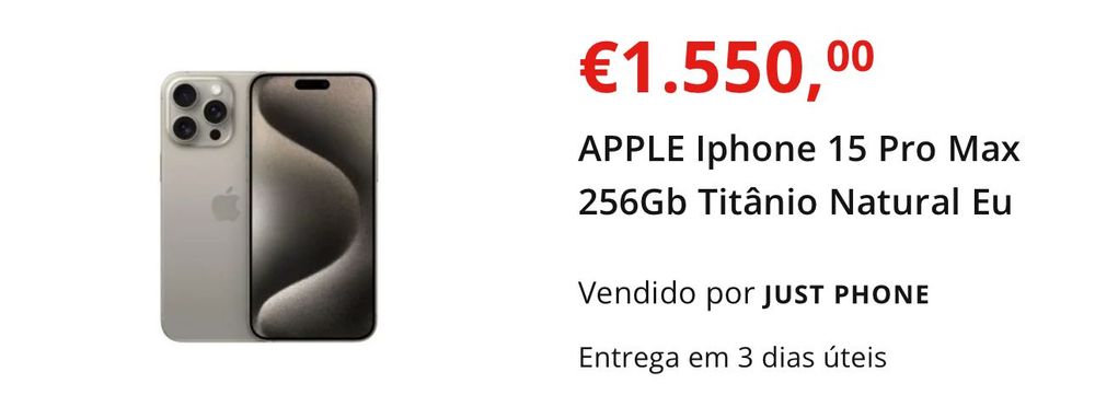 iPhone 15 pro Max como novo