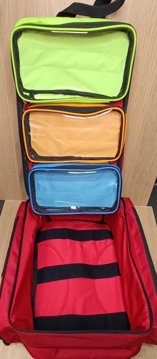 Plecak medyczny z saszetkami segregacyjnymi OSP, PSP, R1, KPP