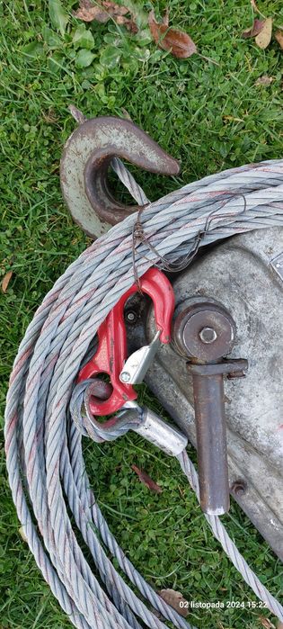 Wyciągarka linowa ręczna  Kifor  tifor 1,5 TONY 20 metrów