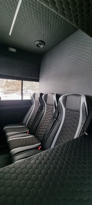 Zabudowa busa Fotele do busa montaż foteli homologacja do busa Master