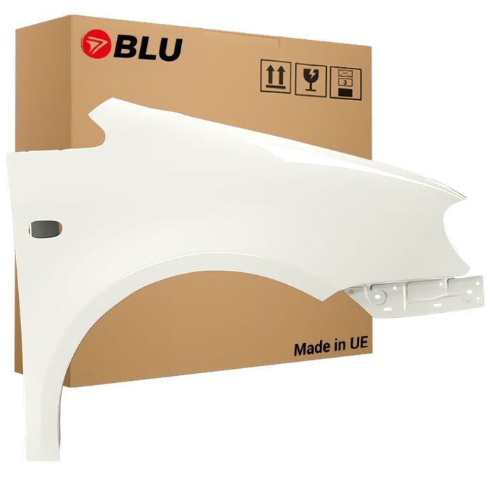 BLU Błotnik VW CADDY III 3 2K LB9A prawy przód biały 2004-2010 ocynk CandyWeiss