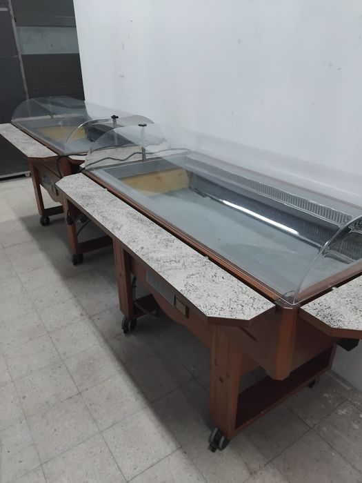 Expositor de buffet refrigerado