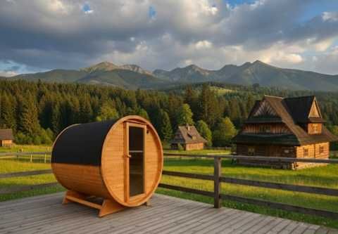 Sauna beczka 200 cm