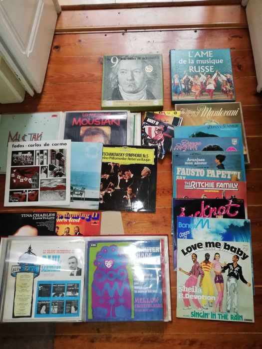 Discos vinil, coleção.
