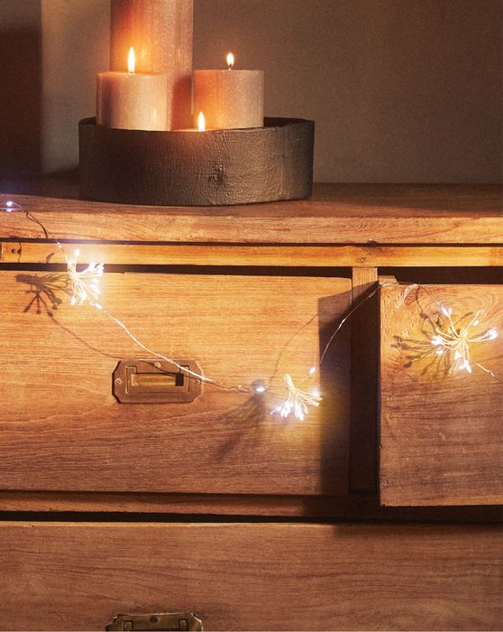 Grinalda Decorativa Luzes Led Zara Home NOVO