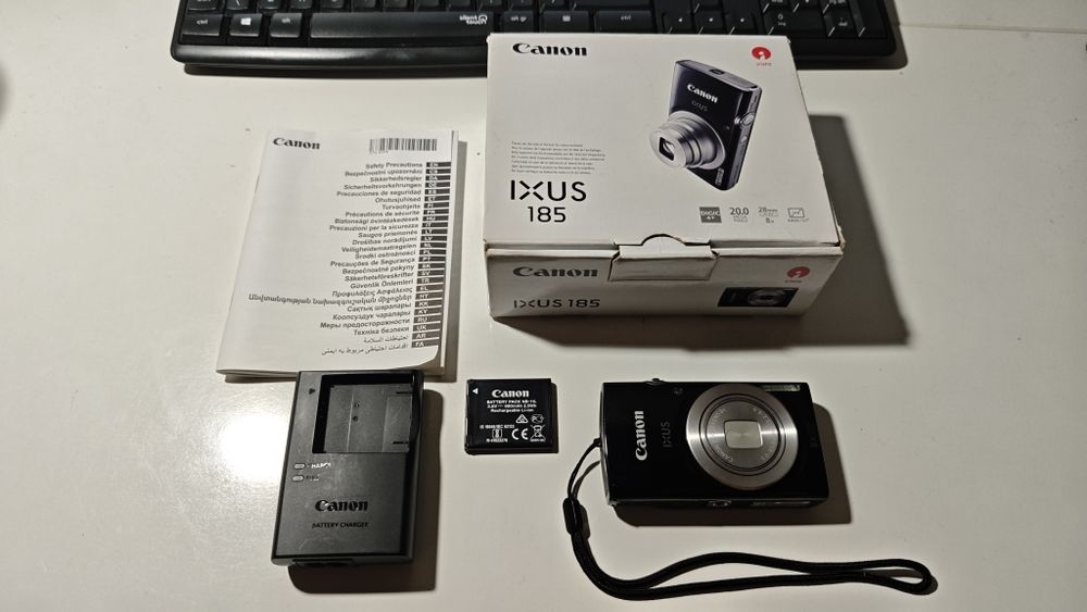 Aparat cyfrowy Canon Ixus 185 20 megapix stan bdb