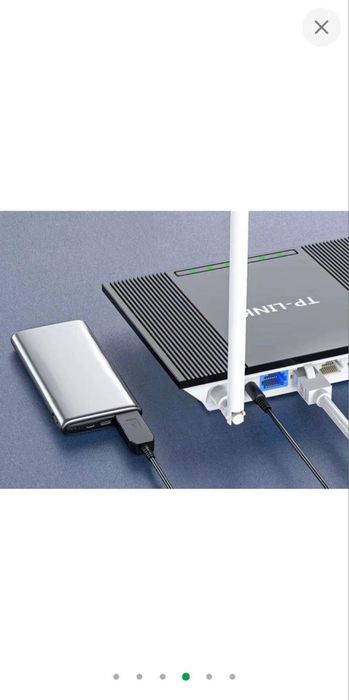 Кабель для роутера от повербанка с преобразователем на 9V 12V DC