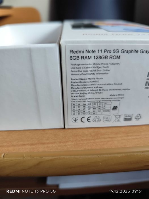 Sprzedam Xiaomi Redmi Note 11 PRO 5G