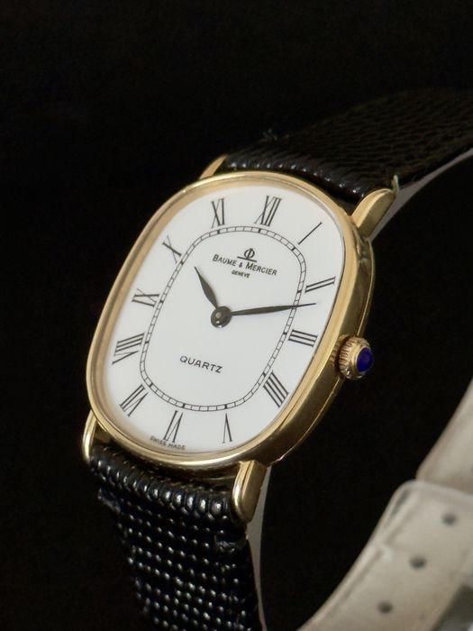 Baume & Mercier 18K Ouro Quartz Vintage