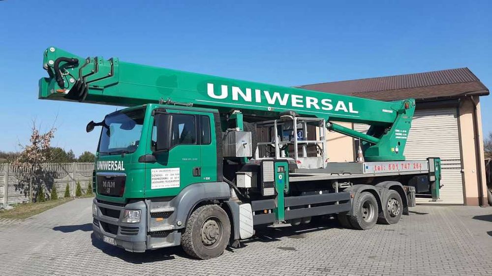 Wynajem zwyżki do 53m, podnośniki koszowe, zwyżka, podesty ruchome