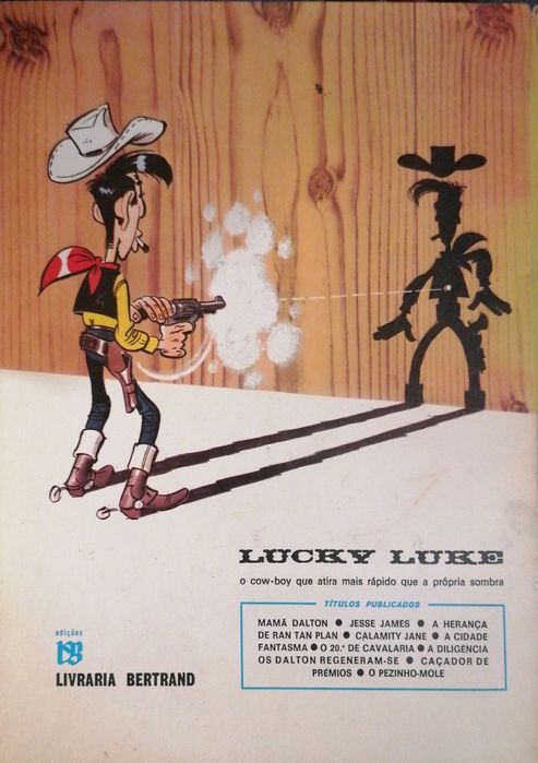 BD Lucky Luke: Mamã Dalton - CAPA RIJA - Ed. Bertrand (1977)