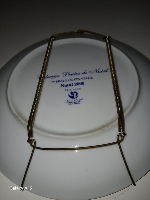 Pratos de Natal Edição Limitada 1995 , 2000 , 2001