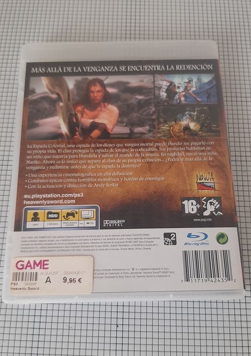 Jogo Heavenly sword (ps3)