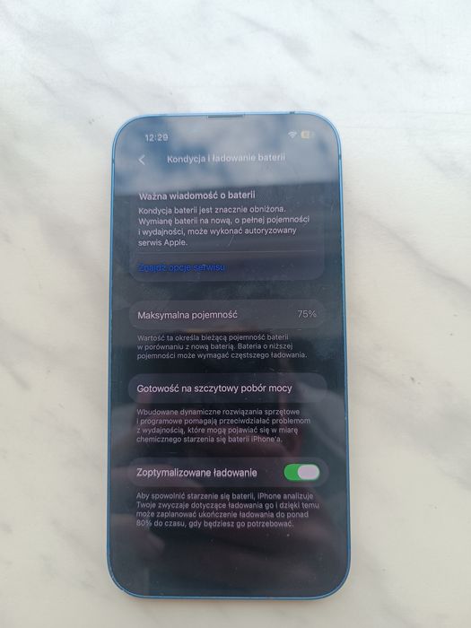 iPhone 13 128GB Niebieski (Blue) | Stan Bdb | Pudełko | Zadbany