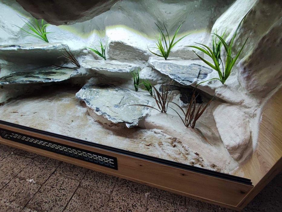 Terrarium 120x60x60 z płyty meblowej agama gekon jaszczurka KOŚCIAN