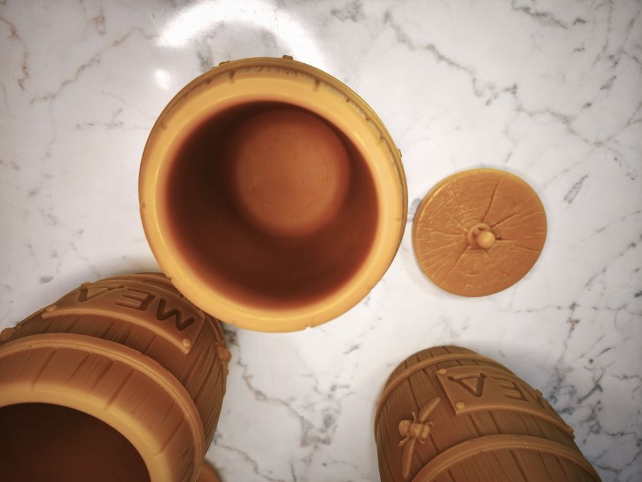 Воскова бочечка для меду  500 мл. 100% бджолиний віск. Еко тара.