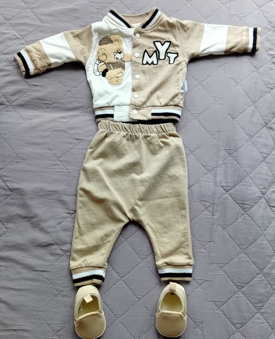 Dres niemowlęcy dla chłopca + buciki