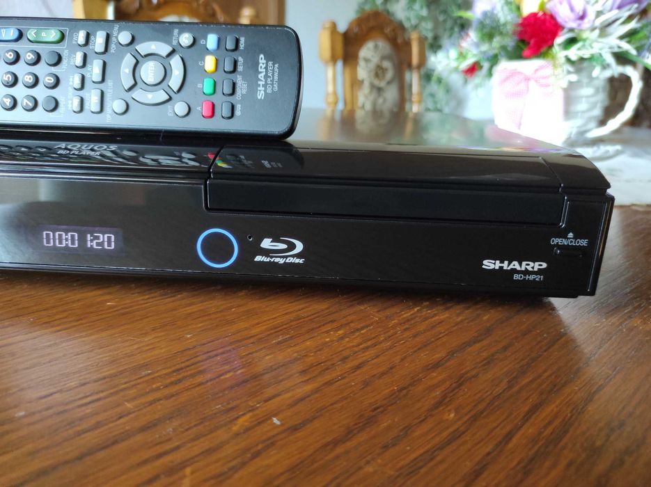 Odtwarzacz Blu-ray SHARP BD-HP21SB + pilot i kable