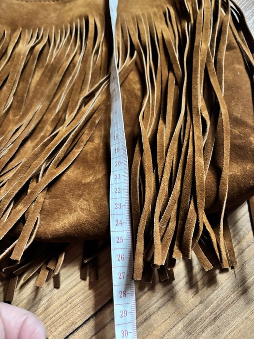 Torebka z frędzlami,brązowa torebka