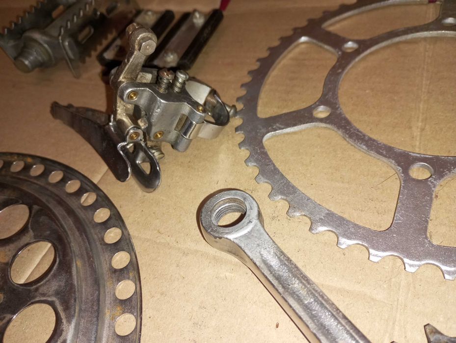 Звезда велосипедная 51 48 Т с шатуном защита педаль перекидка