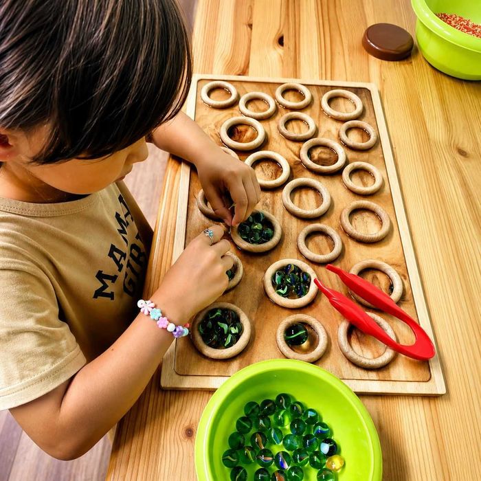 Pomoce Terapeutyczne Montessori  wyposażenie Gabinetów SI zestaw 50x30cm