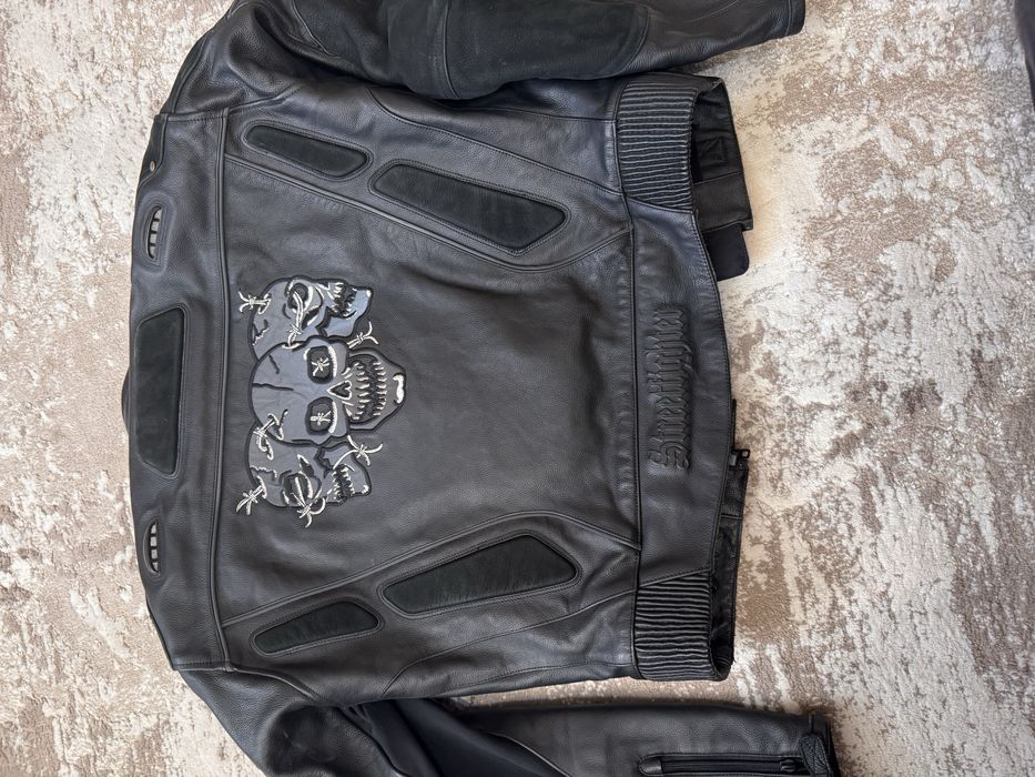 шкіряний мото костюм