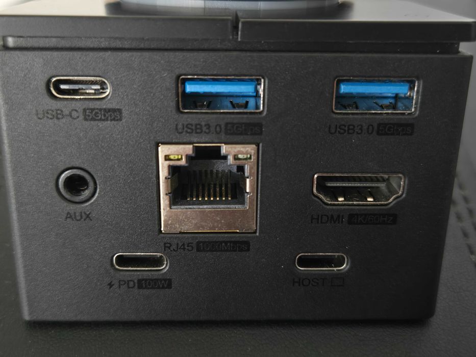 Hagibis USB-C Hub com botões de atalho