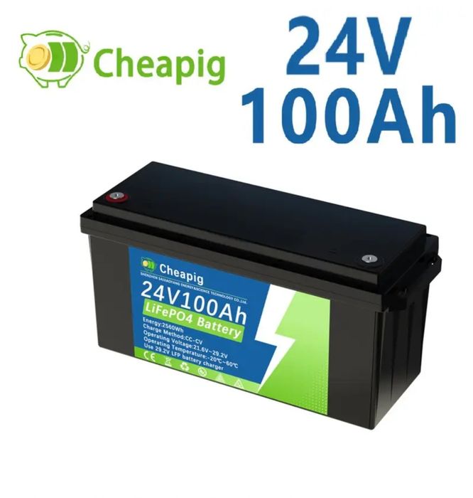 Аккумулятор Lifepo4 24V 100A 2560Wh