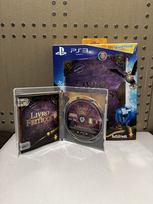 Wonderbook: Livro de Feitiços PS3 - completo (jogo + livro AR)