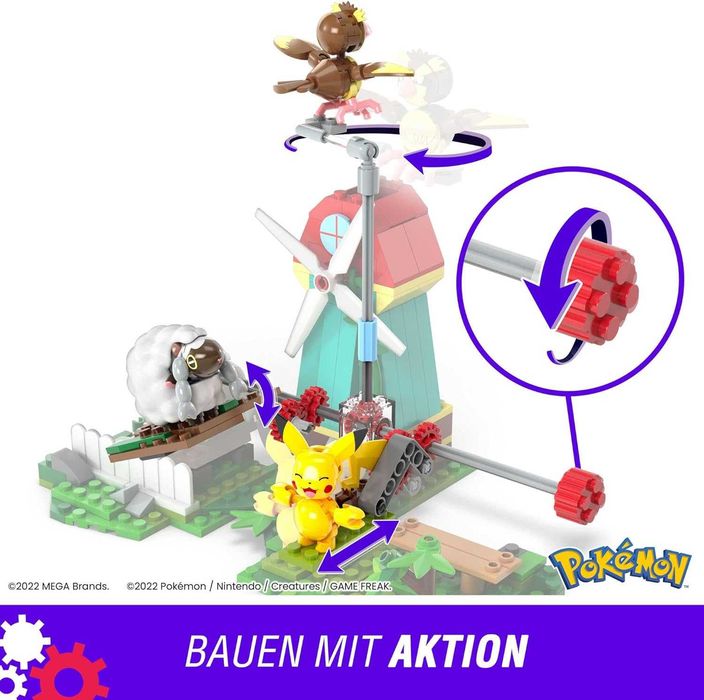 Конструктор MEGA Pokemon Action Figure, сільський вітряк 240 елементів