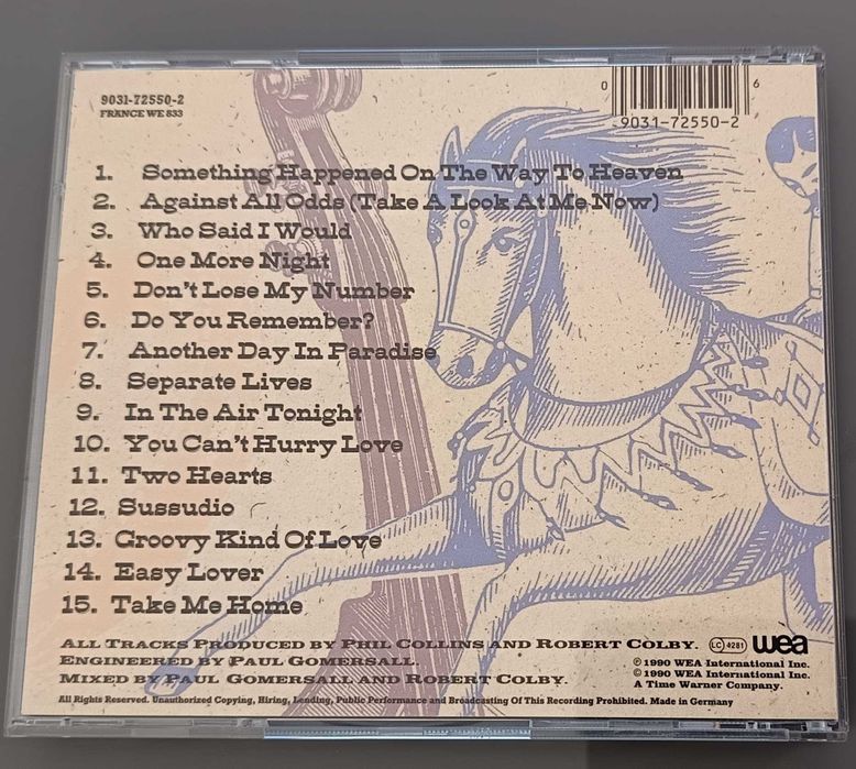 CD "Serious Hits ... LIve !" de Phil Collins, em ótimo estado, como novo