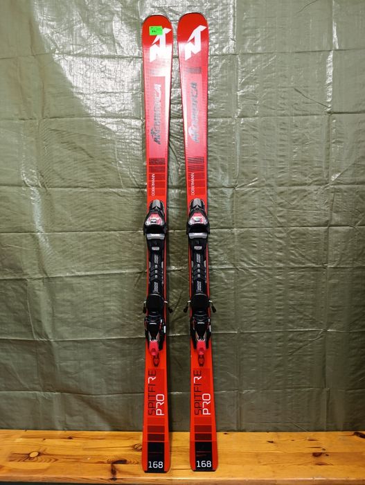 Nr 146 Narty zjazdowe Nordica Spitfire Pro Doberman 168 cm wiązania Tpx