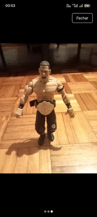 Figura WWE  Jonh Cena Vintage Com cinto