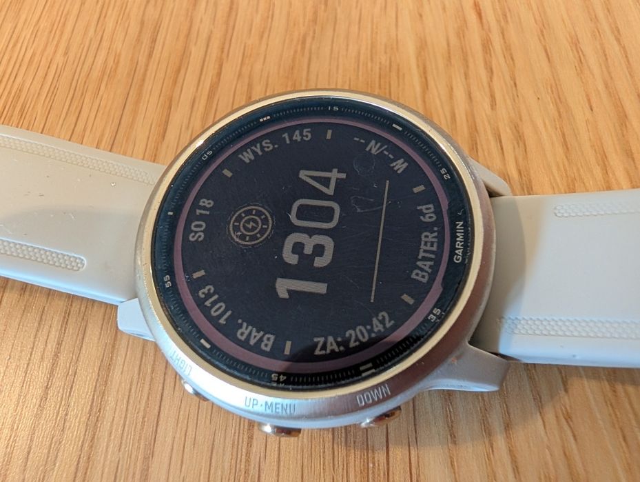 Garmin Fenix 6s Pro Solar biały