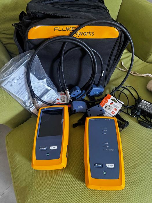 Fluke DSX-5000 CableAnalyzer certyfikator miernik sieci LAN Cat6 Cat6A