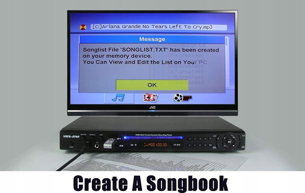 Zestaw Karaoke Vocal-Star VS-800 BT DEFEKT