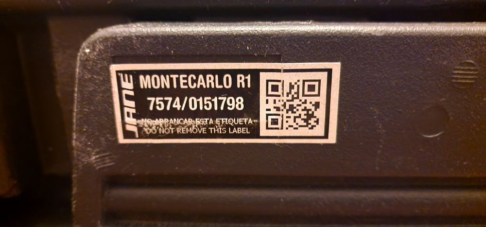 Fotelik samochodowy dla dziecka 15-36 kg Jane F1 Montecarlo isofix