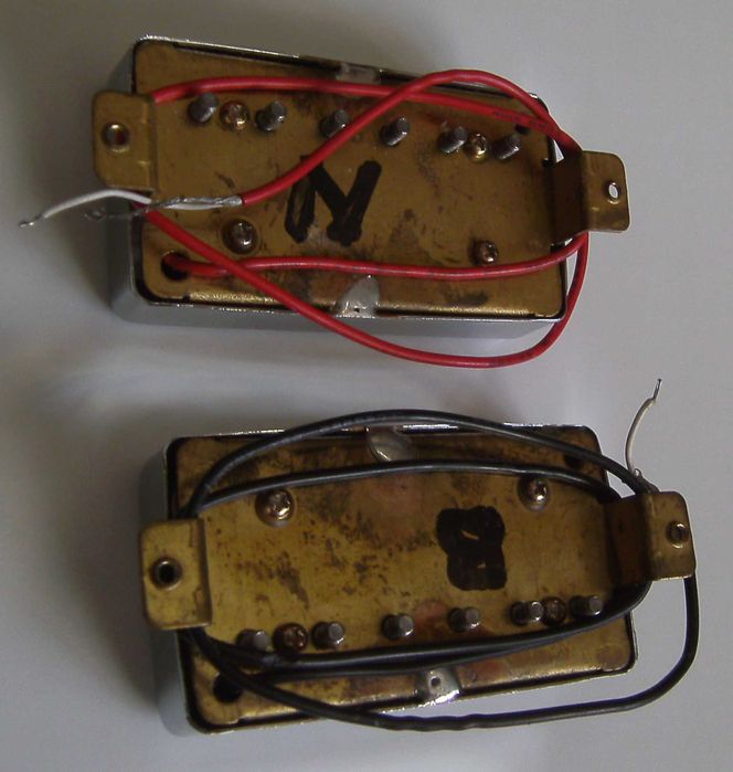 Pickups Humbukers Cromados como novos