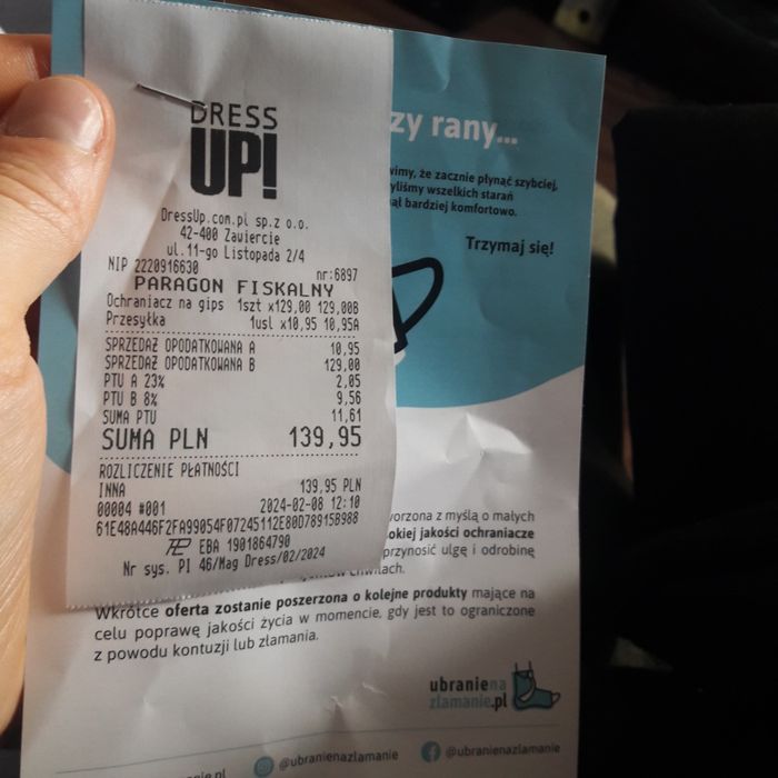 Ochraniacz na gips