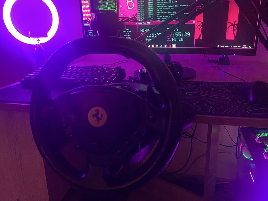 Продам игровой руль,вместе с педалями,подробности в личных сообщениях!