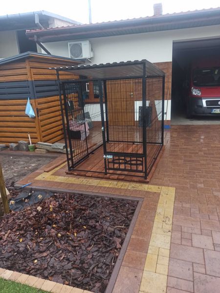 -KLATKA, ZAGRODA, DLA PIESKA *4mX3m*-montaż solidny +dowóz.