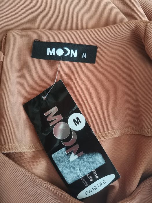 Brązowa midi sukienka Moon