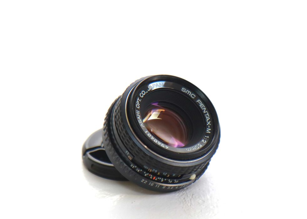 Lente Pentax-M 50mm f\2 objetiva em excelente estado