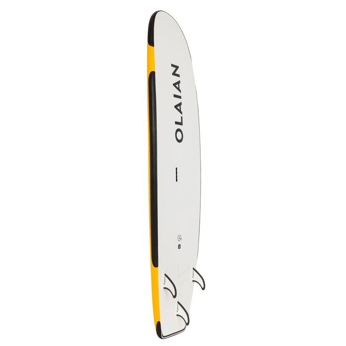 Prancha de Espuma de Surf 100 reforçada 7'5" 84L + leash