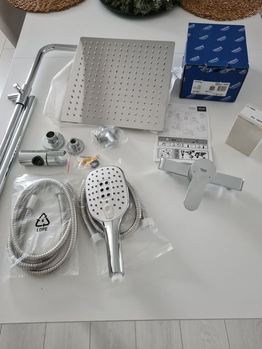 Bateria Grohe Zestaw prysznicowy chrom