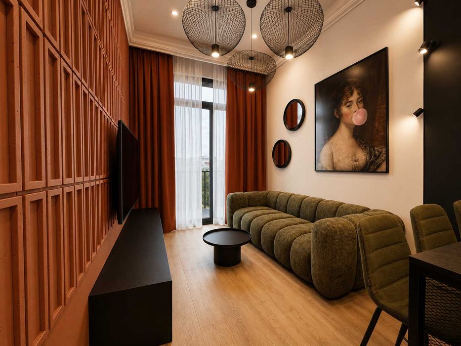 Garaż/ Loft/ Duży balkon/Klimatyzacja/ Praga-Południe/ 2-pokoje
