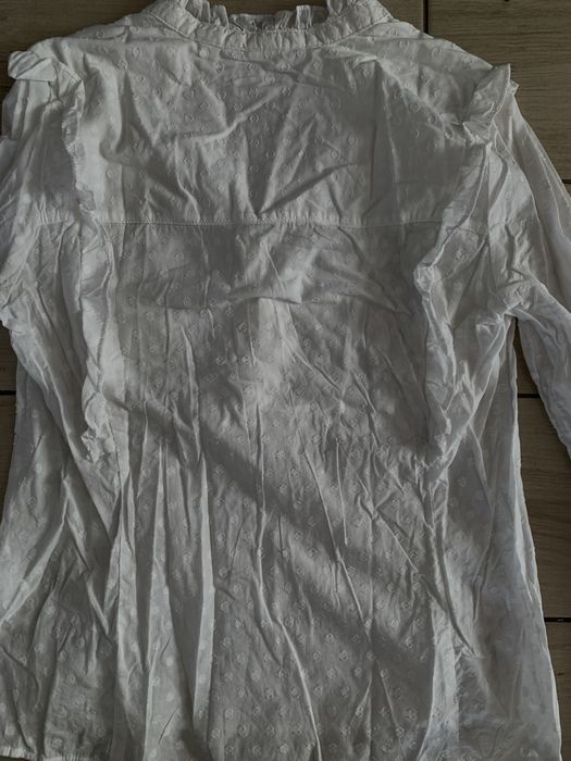 Блуза біла, бавовна, H&M