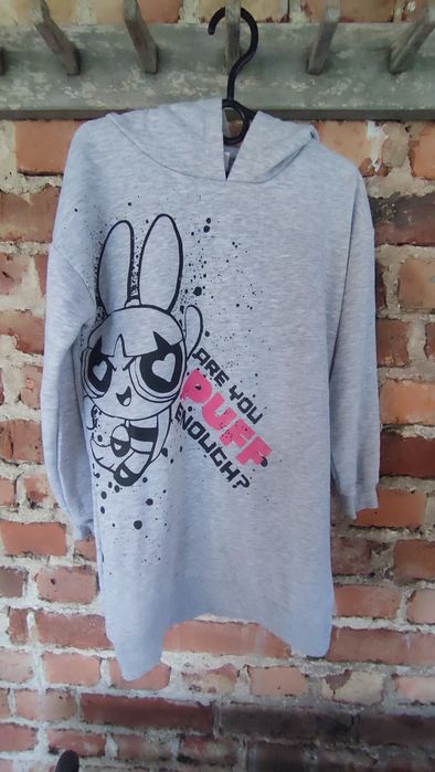 Dłuższa bluza/sukienka dresowa Atomówki  122/128