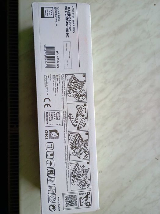 Toner Oki  B412/B432 PN 45807106